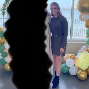 Long sleeve BP dress - green - small